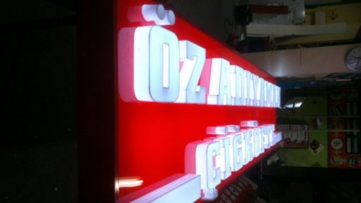 Şirinevler Pleksi Kutu Harf Tabela